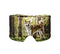 Akita Inu dans Animaux de compagnie Chiens HDR Été Akita,Masque pour les yeux bloquant la lumière Cache-yeux et cache-oreilles pour le sommeil