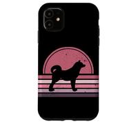 Akita Inu Dog Lover Vintage 90s 80s Retro Akita Inu Coque pour iPhone 11