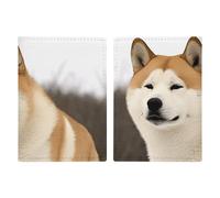 Akita - Porte-passeport avec fente pour cartes et billets, étui de passeport en cuir synthétique facile d'accès - Organiseur de documents essentiels de voyage étanche pour homme et femme