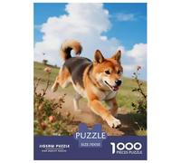 AkitaPuzzle 1000 Pièces Chien Style Pin-up Coloré, Puzzle Qualité Supérieure, Illustration Originale, Détente 70x50cm/1000pcs