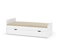 Akiten retail Lit gigogne 90x190 cm Blanc