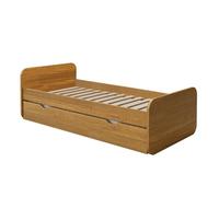 Akiten retail Lit gigogne 90x200 cm Noisette