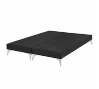 Akiten retail Lot de 2 sommiers tapissiers 70x190 cm Noir