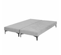 Akiten retail Lot de 2 sommiers tapissiers 80x200 cm Gris