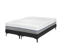 Akiten retail Pack de 2 sommiers tapissiers avec Matelas 70x190 cm Noir