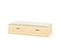 Akiten retail Pack lit gigogne avec Matelas 80x200 cm Bois