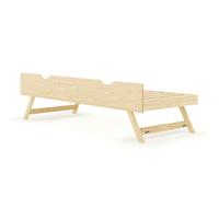 Akiten retail Sommier gigogne avec façade 80x200 cm Bois Naturel