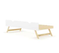 Akiten retail Sommier gigogne avec façade 90x190 cm Blanc