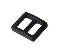 AKJXI Lot de 100/200 Boucles réglables en Plastique colorées de 10 mm pour Collier de Chien, Harnais, Sac à Dos, Sangle, pièces de Sac - 100 pièces - Noir