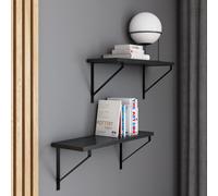 AKKE Anthracite Étagère à suspendre GINO-II moderne LOFT-style LxB : 60x20 cm