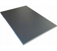 AKKE Anthracite Plateau de table 18mm chants collés 2mm-PVC LxL : 100x40 cm