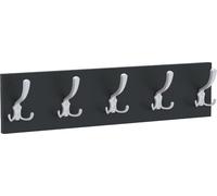 AKKE Anthracite Portemanteau horizontal petit crochet ALU l x h : 70 x 15 cm