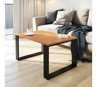 AKKE aulne table basse avec pieds noirs LxlxH : 90x50x55 cm