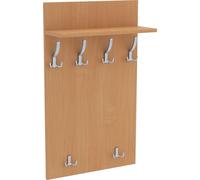 AKKE Bavaria Buche Panneau d'armoire MAXI - ALU crochets LxH : 60x120 cm