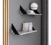 AKKE Beton Étagère suspendue FLAT moderne LOFT-style LxL : 70x20 cm