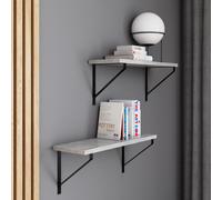 AKKE Beton Étagère suspendue GINO-II moderne style LOFT LxB : 70x20 cm