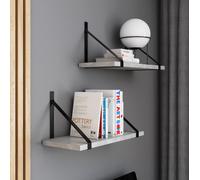 AKKE Béton Étagère suspendue GINO moderne LOFT-style Lxl : 60x20 cm