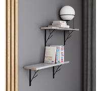 AKKE Béton Étagère suspendue TREE moderne LOFT-style Lxl : 50x20 cm