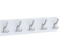 AKKE Blanc Portemanteau horizontal petit crochet ALU l x h : 60 x 15 cm