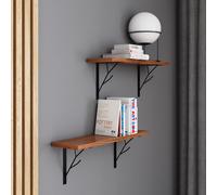AKKE Bourgogne Étagère suspendue TREE moderne LOFT-style Lxl : 70x20 cm