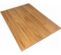 AKKE Bourgogne Plateau de table 18mm chants collés 2mm-PVC Lxl : 90x50 cm