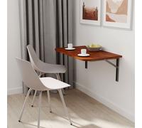 AKKE Caravaggio Table murale pliante avec coins arrondis Lxl : 60x60 cm