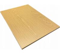 AKKE chêne clair plateau 18mm chants collés 2mm-PVC Lxl : 70x40 cm
