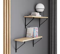 AKKE Érable Étagère à suspendre GINO-II moderne LOFT-style L x l : 80x20 cm