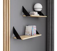 AKKE Erable Étagère suspendue FLAT moderne LOFT-style Lxl : 80x20 cm