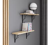 AKKE Etagère suspendue en érable TREE moderne style LOFT LxP : 60x20 cm