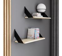 AKKE Etagère suspendue en vanille FLAT moderne style LOFT LxP : 50x20 cm
