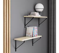 AKKE Étagère suspendue en vanille GINO-II moderne style LOFT LxP : 80x20 cm