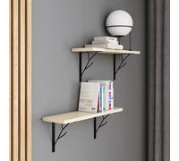 AKKE Etagère suspendue en vanille TREE moderne style LOFT LxP : 70x20 cm