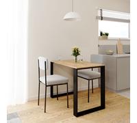 AKKE Gold Craft LOFT table avec pieds noirs LxlxH : 90x50x75 cm