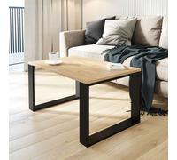 AKKE Gold Craft Table basse avec pieds noirs LxlxH : 90x60x55 cm