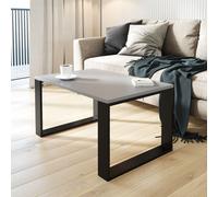 AKKE Light Graphite Table basse avec pieds noirs LxlxH : 70x60x55 cm