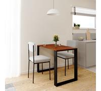 AKKE Locarno LOFT Table avec pieds noirs LxlxH : 80x60x75 cm