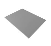 AKKE Plateau De Table pour Table À Manger Cuisine Ou Bureau Rectangulaire Planche De Meuble Graphite Clair 60x60 cm