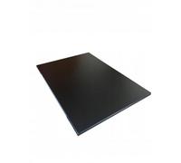 AKKE Plateau De Table pour Table À Manger Cuisine Ou Bureau Rectangulaire Planche De Meuble Noir 90x50 cm