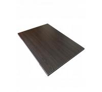 AKKE Plateau De Table pour Table À Manger Cuisine Ou Bureau Rectangulaire Planche De Meuble Wengé 90x50 cm