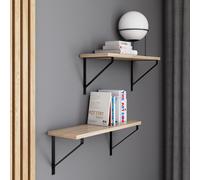 AKKE Sonoma Étagère à suspendre GINO-II moderne style LOFT LxB : 80x20 cm
