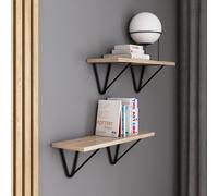 AKKE Sonoma étagère suspendue FIL moderne style LOFT LxP : 50x20 cm