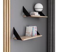 AKKE Sonoma Étagère suspendue FLAT moderne LOFT-style L x l : 60 x 20 cm