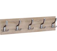 AKKE Sonoma Portemanteau horizontal petit CHROME crochets l x h : 70 x 15 cm