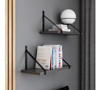 AKKE Stein Black Fosil Étagère à suspendre GINO moderne LOFT-style LxB : 60x20 cm