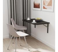 AKKE Stein Black Fosil Table murale pliante avec coins arrondis Lxl : 100x60 cm