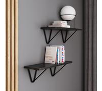 AKKE Stein Noir Fosil Etagère suspendue TREE modern LOFT-style LxL : 80x20 cm