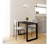 AKKE Table à Manger Table de Cuisine Anthracite 70x40cm