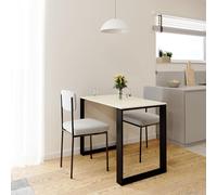 AKKE Table à Manger Table de Cuisine Vanille 100x60cm