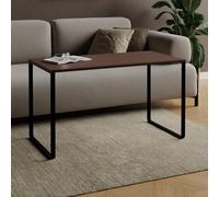 AKKE Table Basse Rectangulaire avec Pieds en Métal Plateau Laminé Hauteur 55 cm Table De Salon Style Loft Crespo